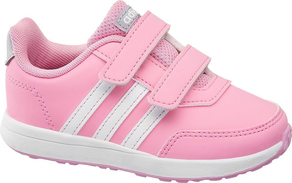 Deichmann - adidas Růžové dětské tenisky na suchý zip Adidas Vs Switch 2 Cmf I 26 růžová - obrázek 1