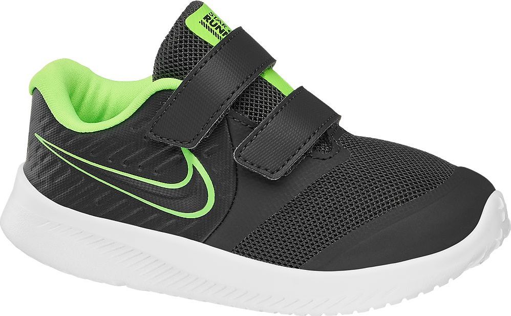 Deichmann - NIKE Šedé dětské tenisky na suchý zip Nike Star Runner 2 26 šedá - obrázek 1