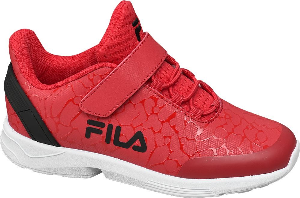 Deichmann - Fila Červené tenisky na suchý zip Fila 35 červená - obrázek 1