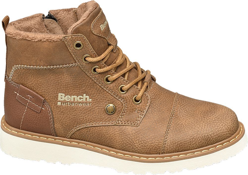 Deichmann - Bench Hnědá kotníková obuv Bench se zipem 40 hnědá - obrázek 1