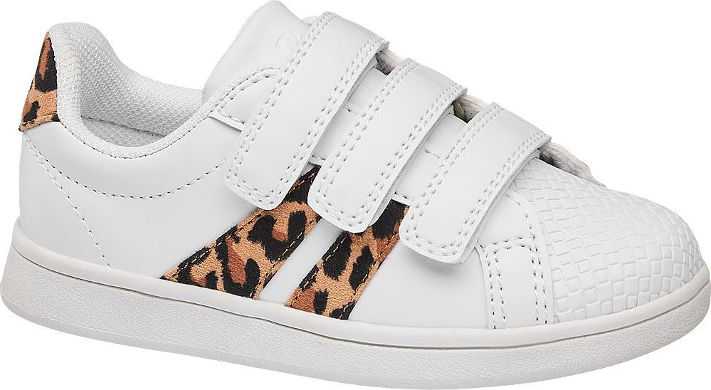 Deichmann - Cupcake Couture Bílé tenisky na suchý zip Cupcake Couture se zvířecím vzorem 30 bílá - obrázek 1