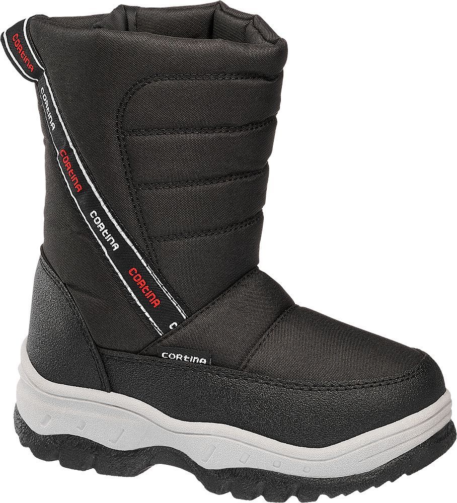Deichmann - Cortina Černé chlapecké sněhule Cortina 33 černá - obrázek 1