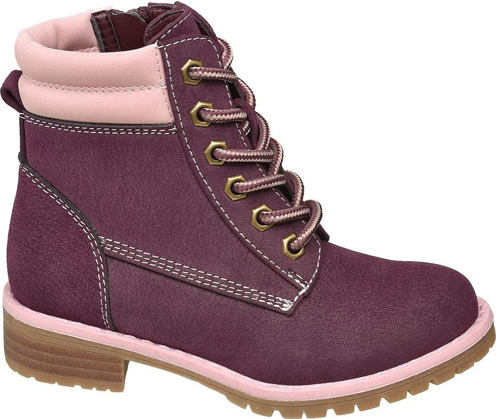 Deichmann - Venice Bordó kotníková obuv Venice se zipem 30 bordó - obrázek 1