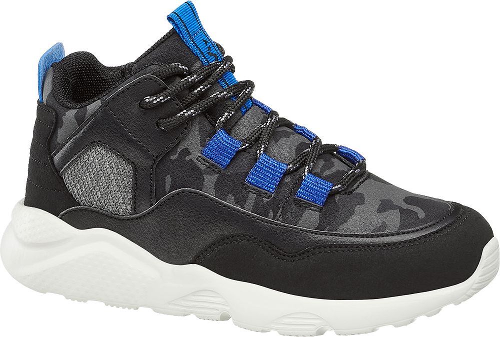 Deichmann - Vty Černé kotníkové tenisky Vty se zipem 35 černá - obrázek 1