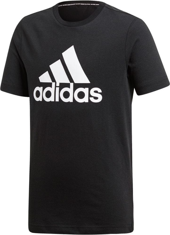 Adidas chlapecké tričko YB MH BOS T 176 černá - obrázek 1