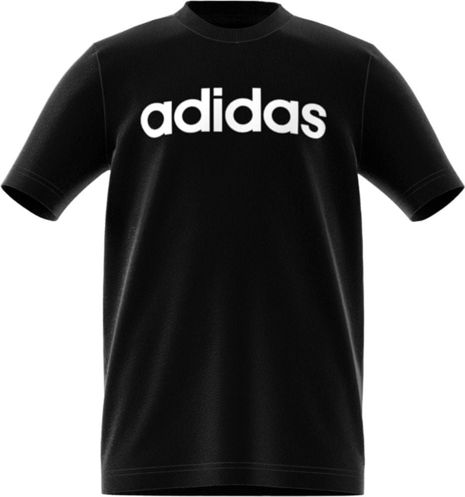 Adidas chlapecké tričko YB E LIN TEE 134 černá - obrázek 1