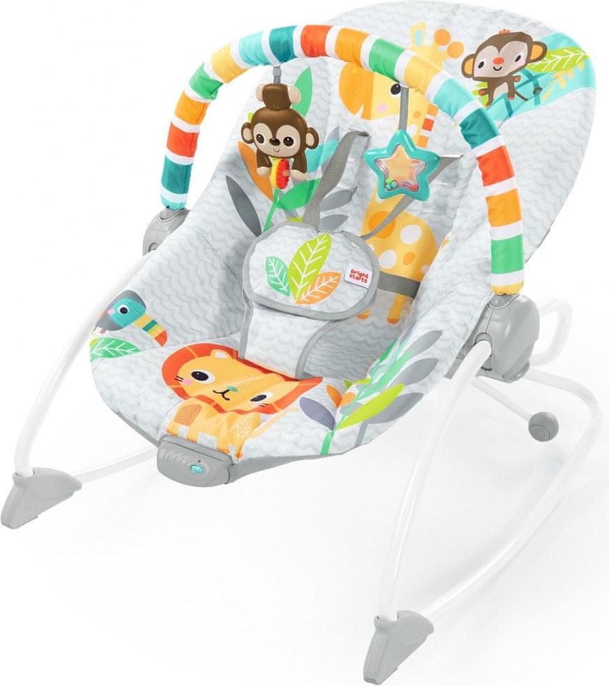 Bright Starts houpátko vibrující Safari Blast 0m+, do 18kg, 2019 - obrázek 1
