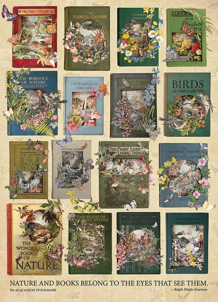 Cobble Hill Puzzle 1000 dílků The Nature of Books - obrázek 1
