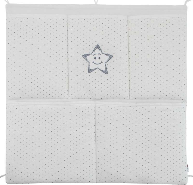ESITO Kapsář na postýlku hvězdička, Barva hvězdička šedá, Velikost 53 x 53 cm - obrázek 1