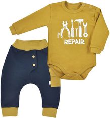 Souprava kojenecká bavlna - KOALA REPAIR písková - vel.86 - obrázek 1