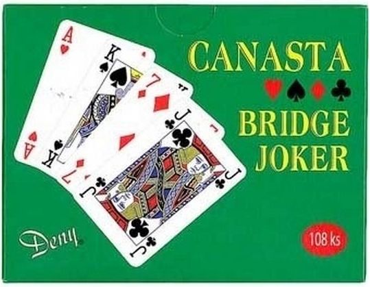 Karty Canasta papírová krabička 2 balíčky - obrázek 1
