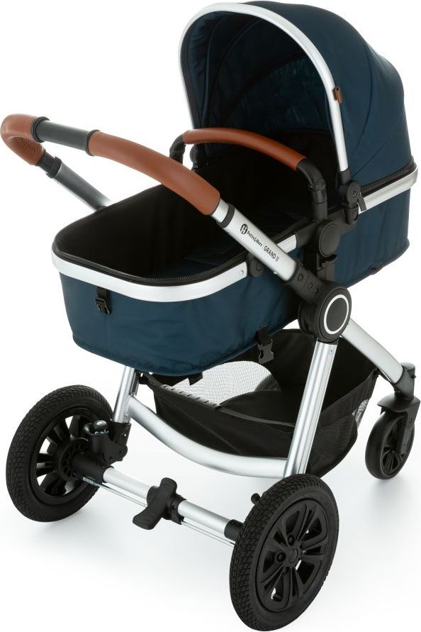 Kočárek kombinovaný 3v1 Grand II Platinum Indigo Petite&Mars 2020 - obrázek 3