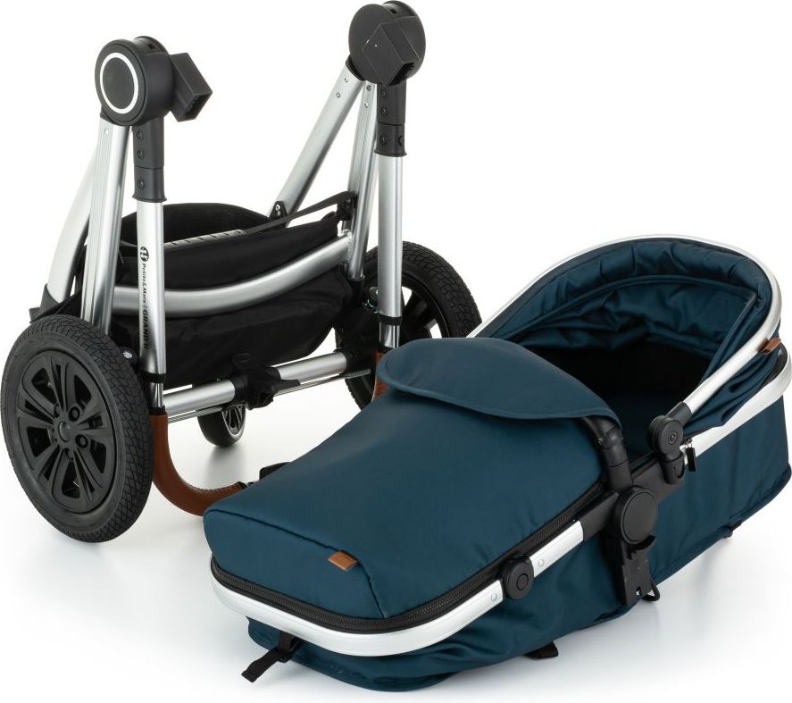 Kočárek kombinovaný 3v1 Grand II Platinum Indigo Petite&Mars 2020 - obrázek 8
