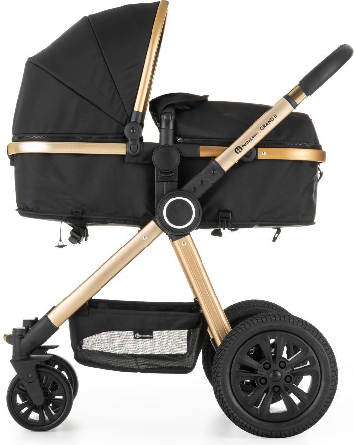 Kočárek kombinovaný 3v1 Grand II Golden Ebony Petite&Mars 2020 - obrázek 4