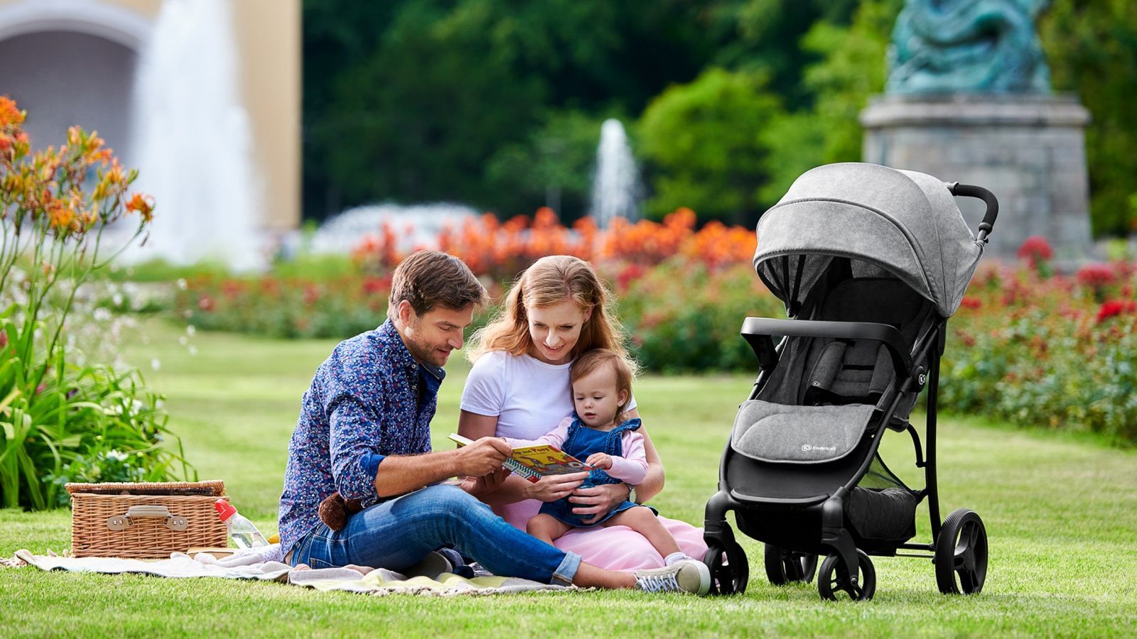 Kočárek sportovní Cruiser grey Kinderkraft 2020 - obrázek 13