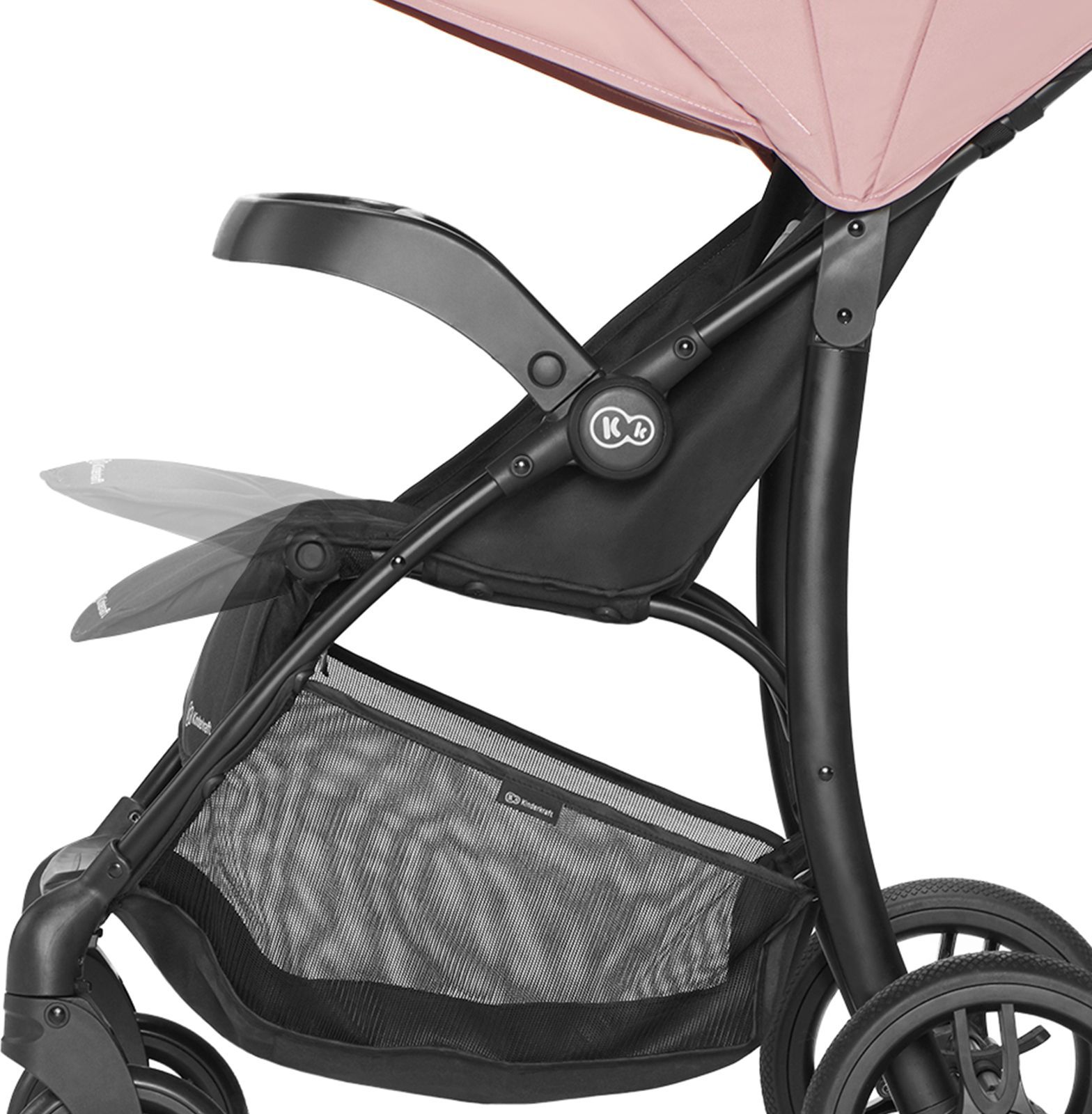 Kočárek sportovní Cruiser pink Kinderkraft 2020 - obrázek 6