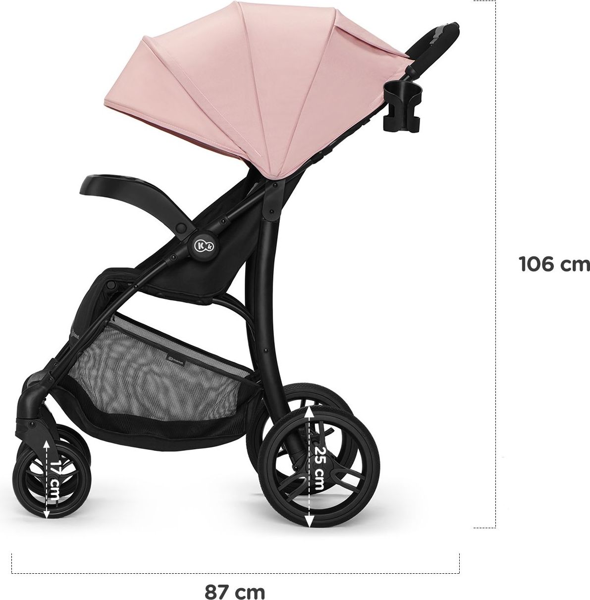 Kočárek sportovní Cruiser pink Kinderkraft 2020 - obrázek 13