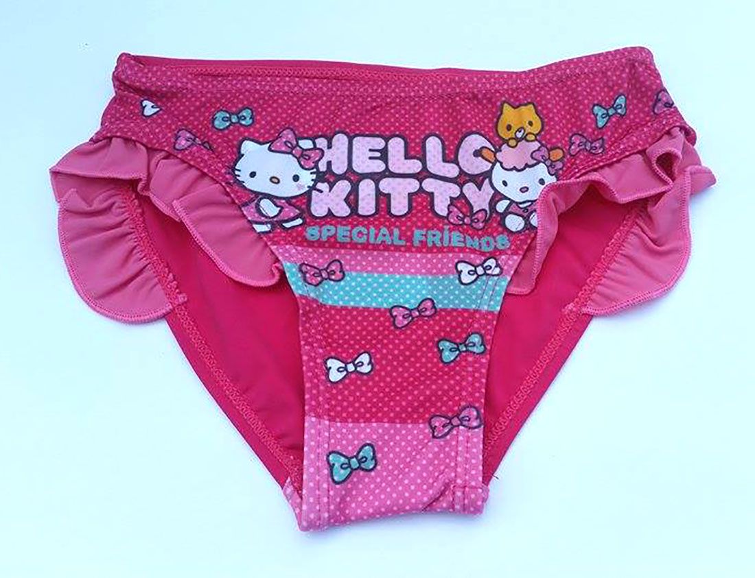 Setino Dívčí plavky Hello Kitty tmavě růžové Velikost: 98 - obrázek 1