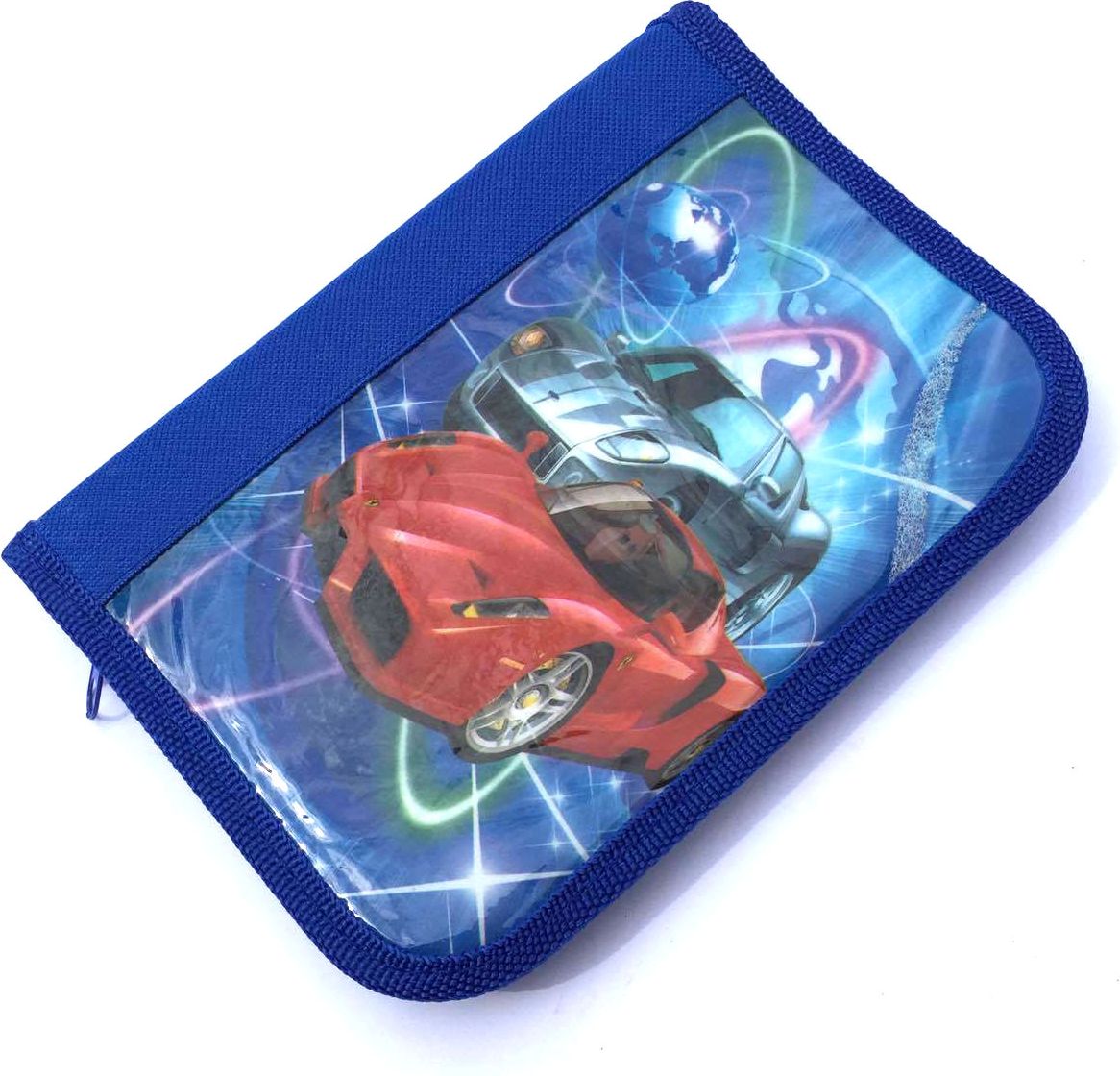 Penál plný modrý auto - obrázek 1