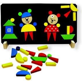 Detoa Magnetické puzzle Medvědi - obrázek 1