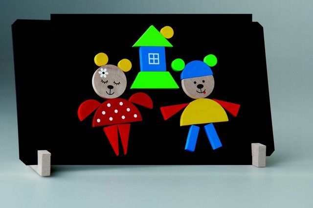 Detoa Magnetické puzzle Medvědi - obrázek 6
