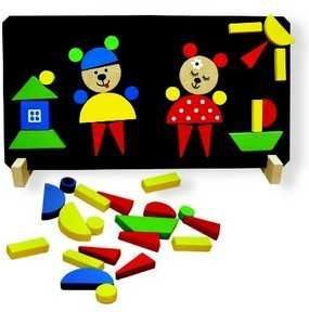 Detoa Magnetické puzzle Medvědi - obrázek 7