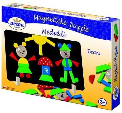 Detoa Magnetické puzzle Medvědi - obrázek 13