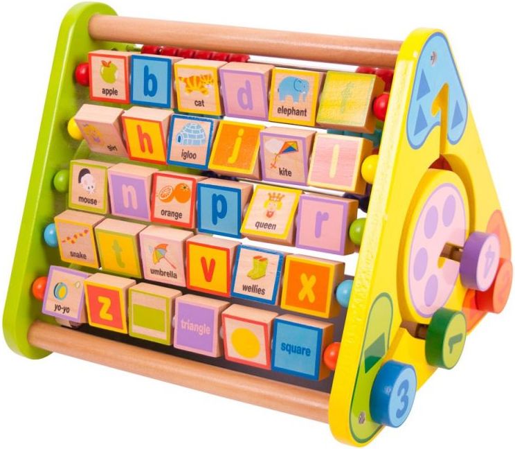 Bigjigs Baby Aktivní trojúhelník s angličtinou - obrázek 1