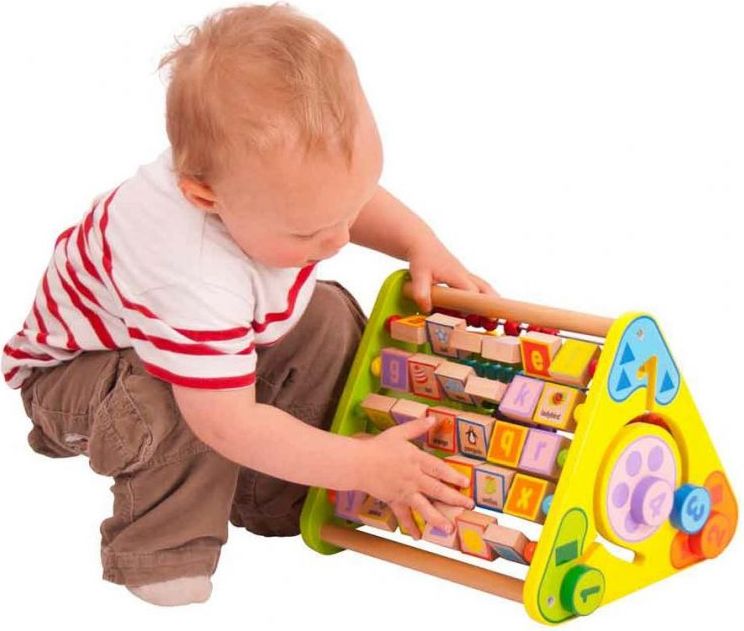 Bigjigs Baby Aktivní trojúhelník s angličtinou - obrázek 5