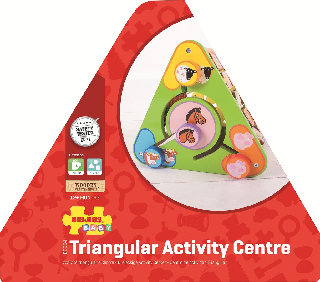 Bigjigs Baby Aktivní trojúhelník s angličtinou - obrázek 19