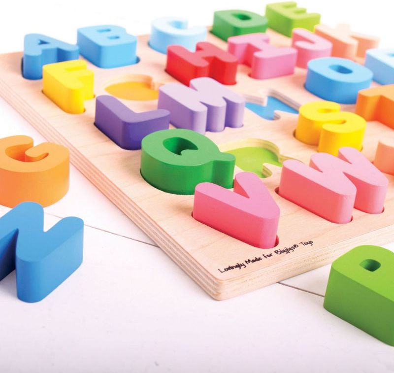 BIGJIGS TOYS Bigjigs Baby Abeceda velká písmena - obrázek 2