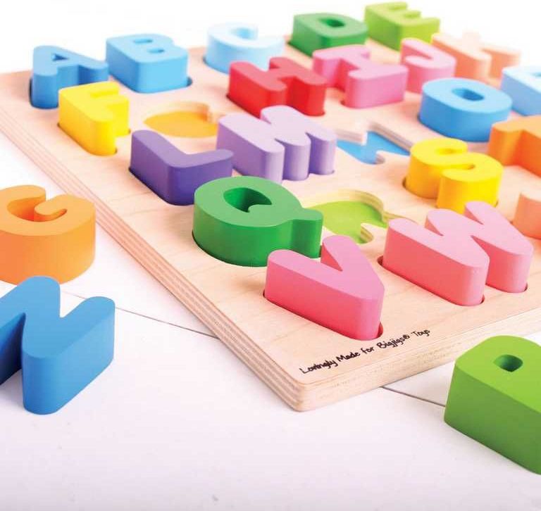 BIGJIGS TOYS Bigjigs Baby Abeceda velká písmena - obrázek 10