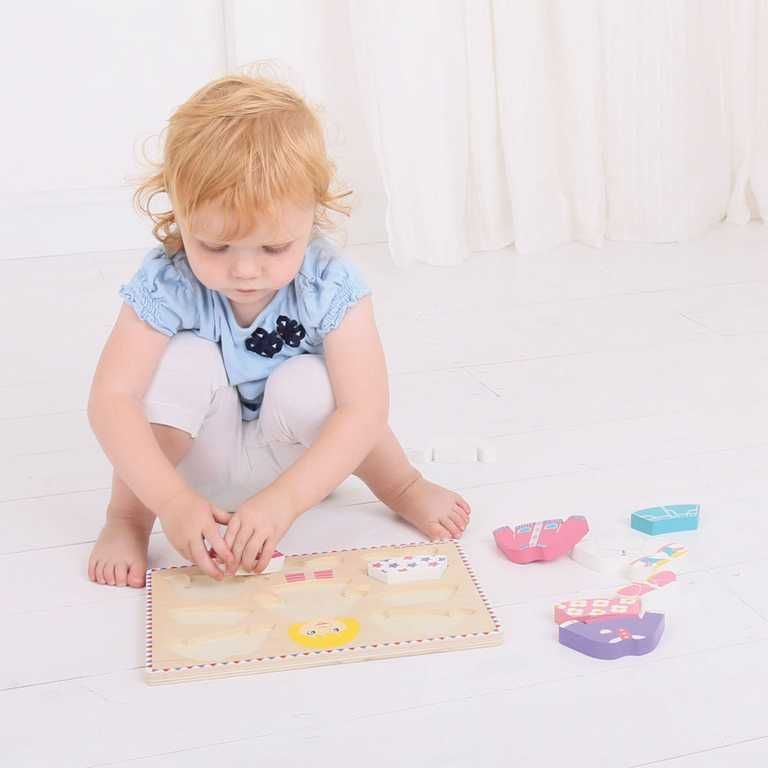 Bigjigs Baby Oblékací puzzle holčička - obrázek 4