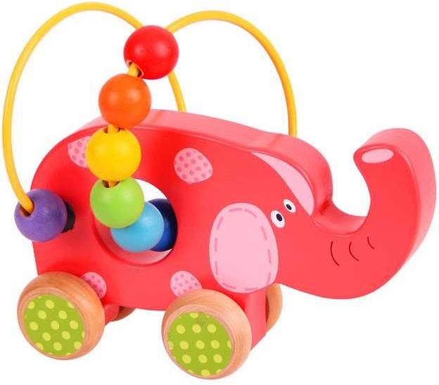 BIGJIGS TOYS Bigjigs Baby Motorický labyrint slon - obrázek 3