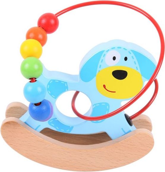 BIGJIGS TOYS Bigjigs Baby Motorický labyrint houpačka pejsek - obrázek 1