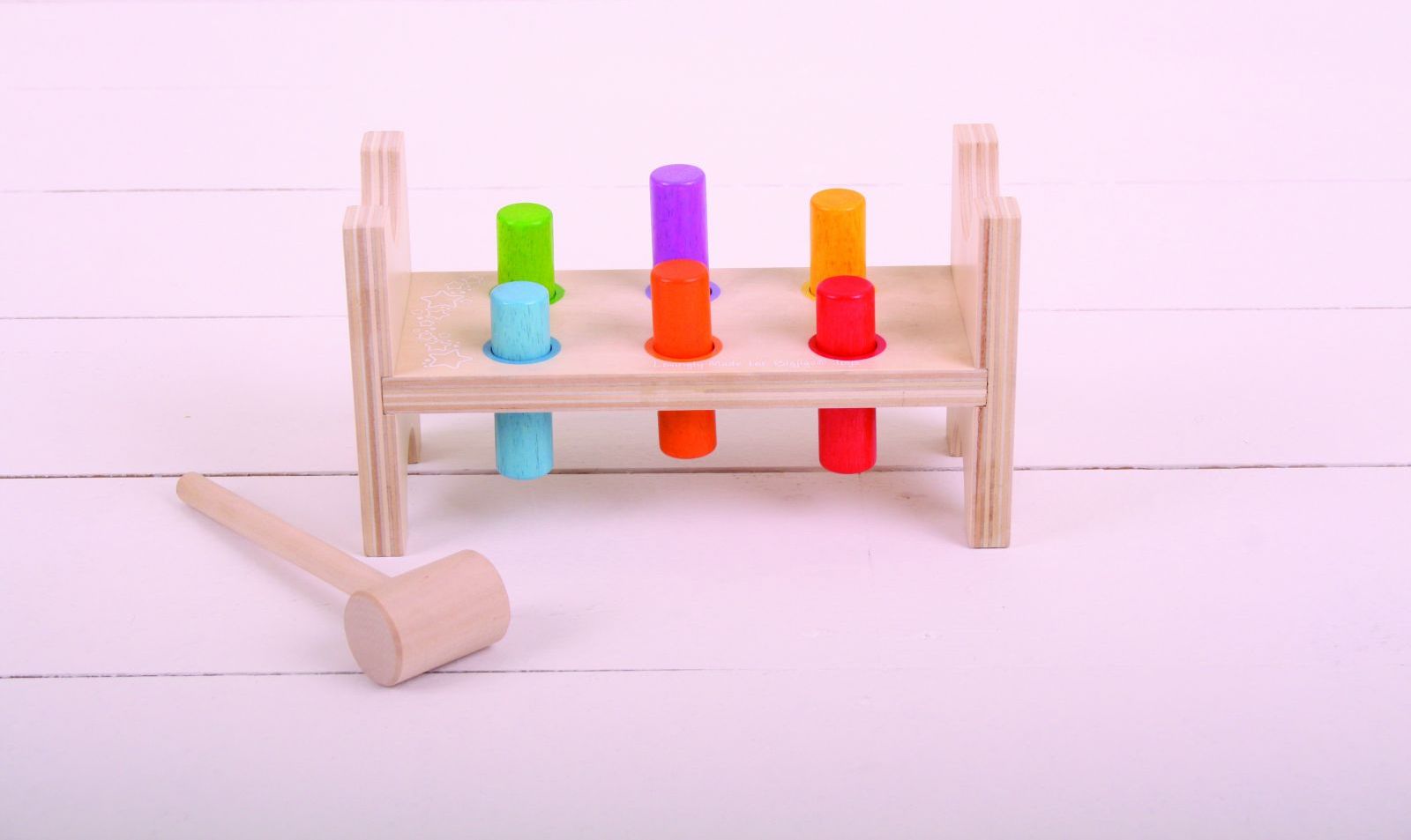Bigjigs Baby Dřevěná zatloukačka - obrázek 11