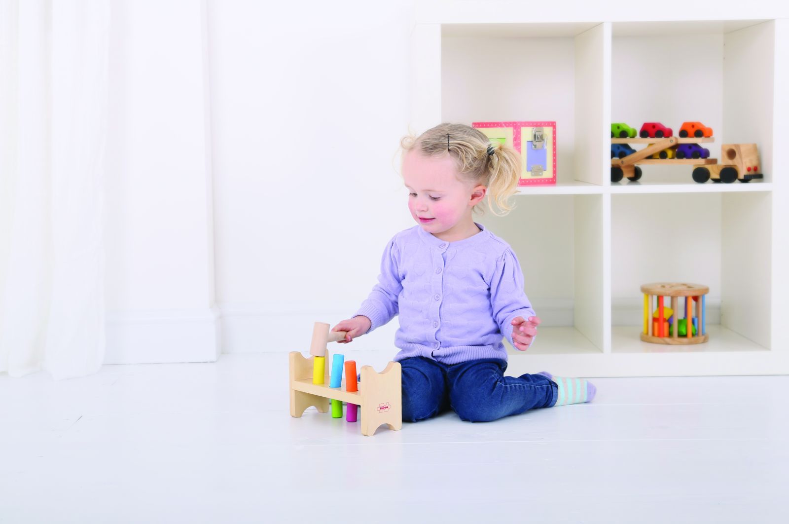 Bigjigs Baby Dřevěná zatloukačka - obrázek 13
