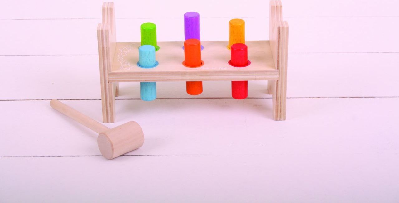 Bigjigs Baby Dřevěná zatloukačka - obrázek 21