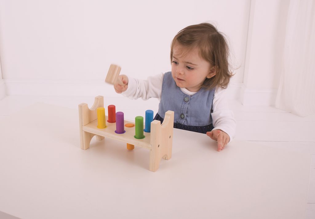 Bigjigs Baby Dřevěná zatloukačka - obrázek 25