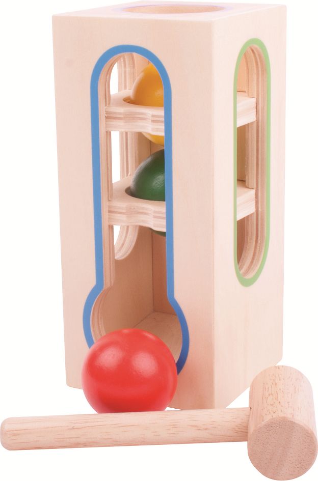 Bigjigs Baby Zatloukačka věž - obrázek 4