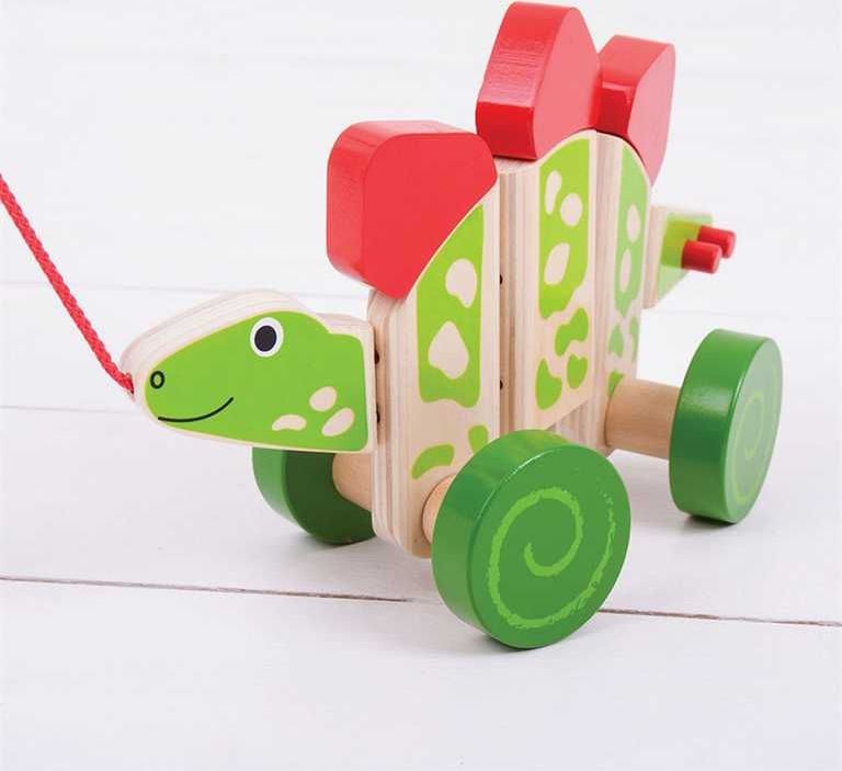 Bigjigs Baby Tahací dinosaurus - obrázek 11