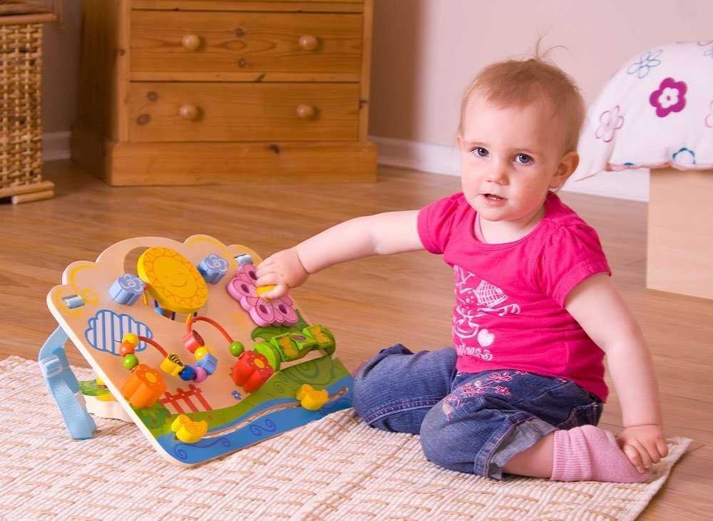 BIGJIGS TOYS Bigjigs Baby Dřevěná motorická deska květy - obrázek 10