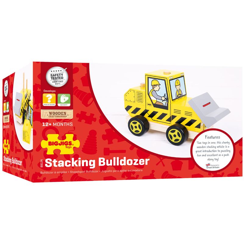 Auto skládací - Buldozer (Bigjigs) - obrázek 3