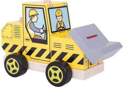 Auto skládací - Buldozer (Bigjigs) - obrázek 5
