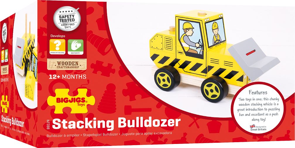 Auto skládací - Buldozer (Bigjigs) - obrázek 6