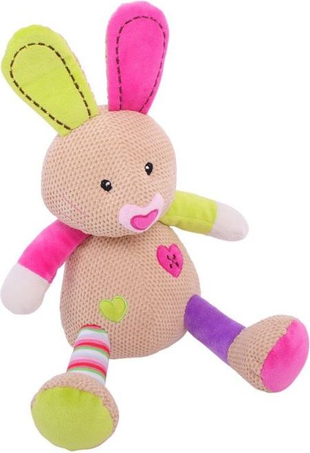 Bigjigs Toys Textilní postavička Bigjigs Baby Králíček Bella Velký - obrázek 1