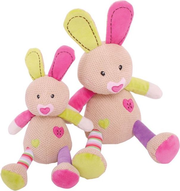 Bigjigs Toys Textilní postavička Bigjigs Baby Králíček Bella Velký - obrázek 3