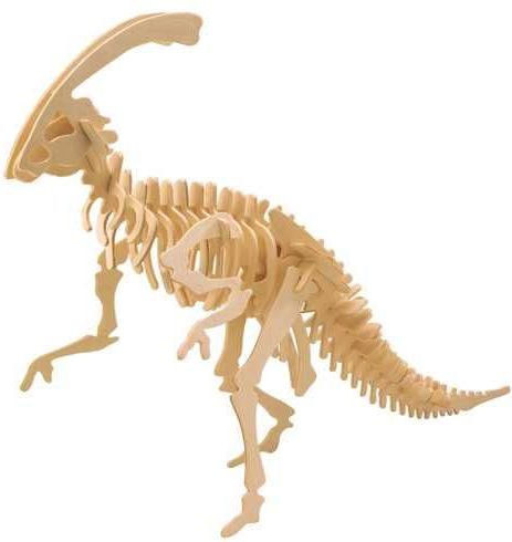 Woodcraft construction kit Woodcraft Dřevěné 3D puzzle velký Parasaurolophus - obrázek 2