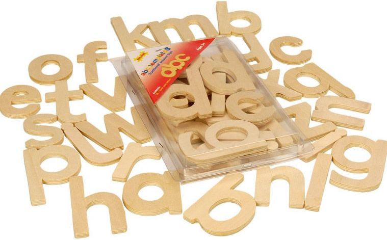 Bigjigs Toys Dřevěná abeceda malá písmena - obrázek 1