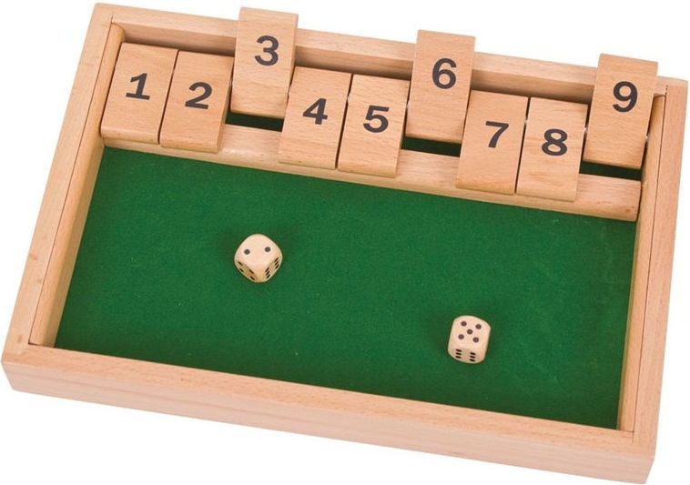 Bigjigs Toys Dřevěná stolní hra v kostky - obrázek 1